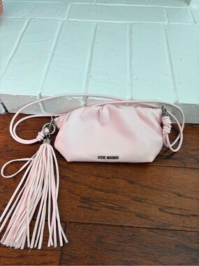 Steve Madden Blush Pink Crossbody Bag with Tassel